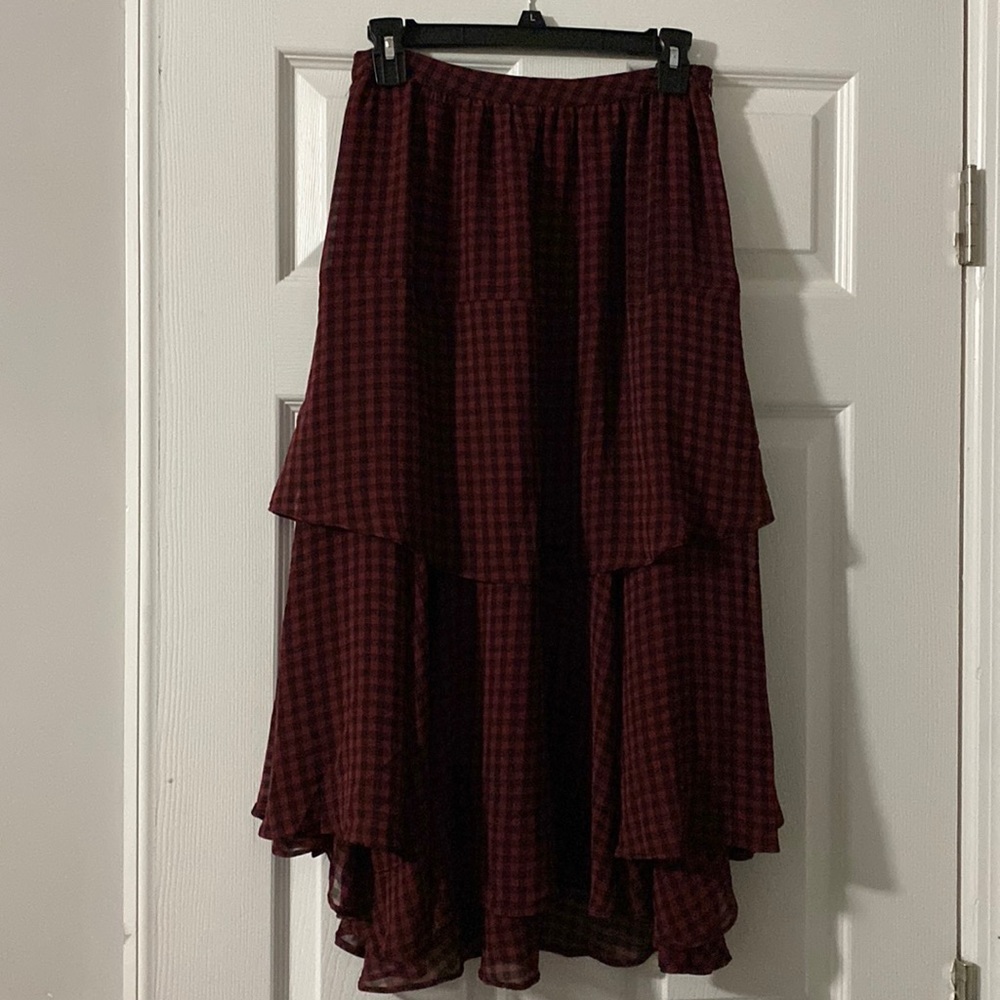 NWT vestique plaid skirt